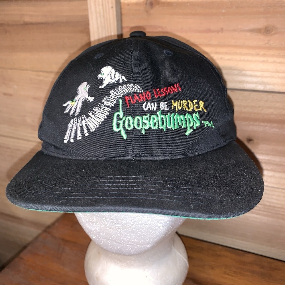 Vintage Annco Goosebumps Snapback Hat Youth Cap Piano Lessons Can Be Murder Rare